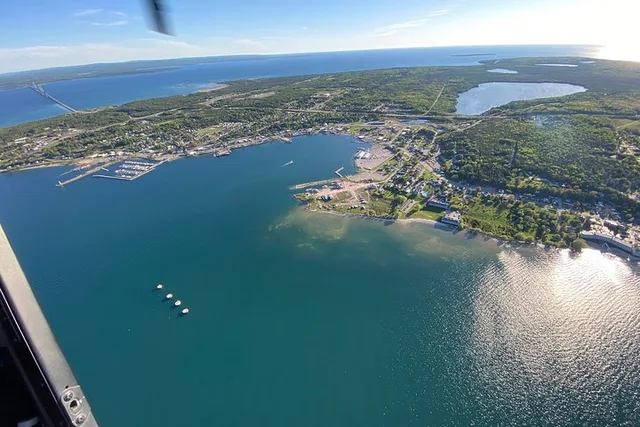 St. Ignace Helicopter Tour Over Mackinac Bridge - Image 6
