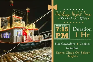 Saint Cloud Boat Ride with Holiday Lights 1 hr