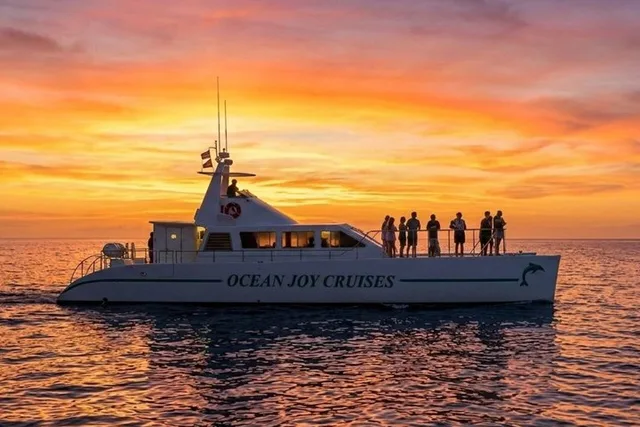 Oahu Snorkel Sunset Cruise with Whale and Dolphin Watch - Image 1