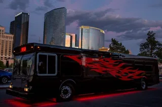Las Vegas Disco Party Bus Photo Tour