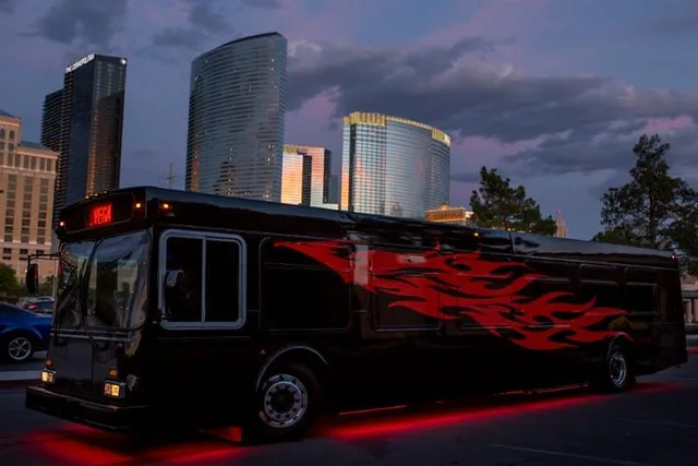 Las Vegas Disco Party Bus Photo Tour - Image 1