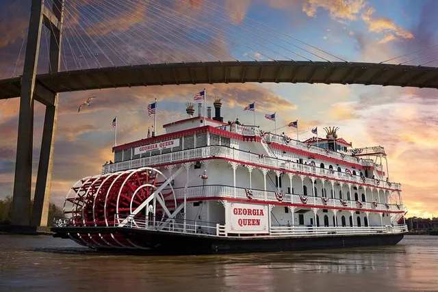 Savannah Riverboat Cruise at Sunset 2 hr - Image 1