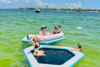 Destin Crab Island Private Tour with Inflatables