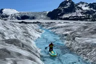 Anchorage Knik Glacier Helicopter and Paddleboarding Tour thumbnail 6
