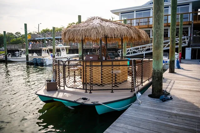 Wilmington Tiki Boat Tour on Cape Fear River 90 min - Image 1
