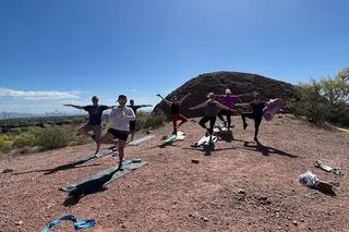 Phoenix Hiking & Yoga Experience at Papago Park