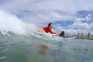 Waikiki Bodyboarding Group Lesson with Shuttle thumbnail 1