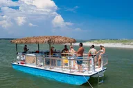 Folly Beach Tiki Boat Cruise with BYOB Option 2 hr thumbnail 1