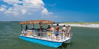 Folly Beach Tiki Boat Cruise with BYOB Option 2 hr