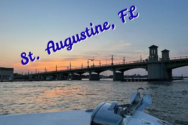 St. Augustine Private Boat Tour at Sunset - Image 1