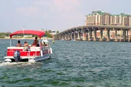 Destin Pontoon Boat Rental at Crab Island thumbnail 3