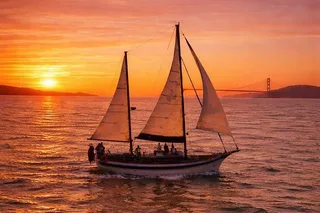 San Francisco Bay Sunset Sail