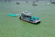 Destin Crab Island Pontoon Charter with Slides thumbnail 5