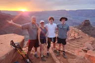 Grand Canyon Hiking Adventure at Sunset thumbnail 2