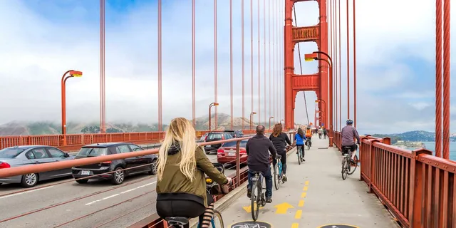 San Francisco Golden Gate Bridge to Sausalito Cycling Tour - Image 5