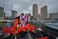 Waikiki Gondola Cruise with Lei and Refreshments 2 hr thumbnail 2