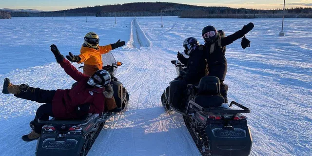 North Pole Snowmobile Tour in Chena Recreation Area - Image 3