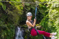 Hilo Zipline Tour Over Waterfall thumbnail 4