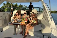 Miami Beach Sundancer Yacht Rental thumbnail 4
