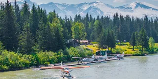 Juneau Taku Glacier Lodge Flight & Feast