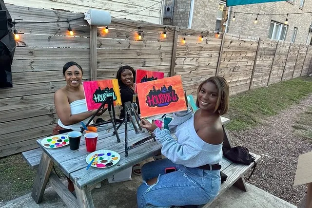 Houston Party Truck Ride and Paint & Sip - Image 6