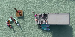 Destin Crab Island Tiki Boat Tour 3 hr