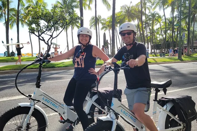 Waikiki Electric Bike and Diamond Head Hike Tour - Image 3