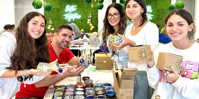 Orlando Mosaic Lamp Workshop - Image 6