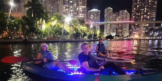 Miami LED-Lit Kayak Night Tour - Image 4