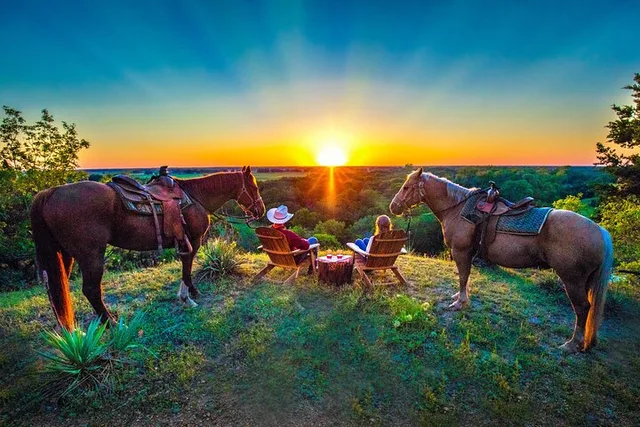 Waco Horseback Ride at Sunset - Image 6