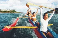 Kalapaki Beach Outrigger Canoe Surfing thumbnail 2