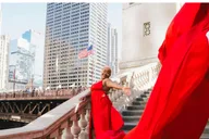 Chicago Flying Dress Photoshoot 1.5 hr thumbnail 6