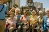 Las Vegas Strip Mobility Scooter Tour with Lunch thumbnail 2