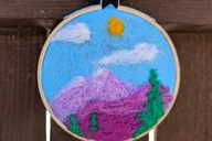 Estes Park Felted Landscape Ornament Art Kit thumbnail 5