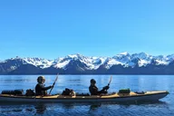 Seward Kayak and Hike Combo: Bridal Veil Falls & Exit Glacier thumbnail 2