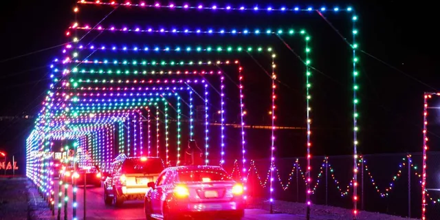 Las Vegas Motor Speedway Holiday Light Show - Image 3