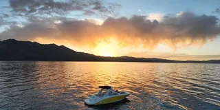 Lake Tahoe Private Boat Charter at Sunset