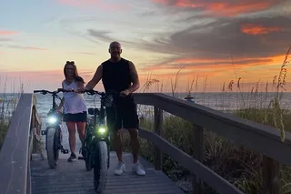 Treasure Island Electric Bike Tour at Sunset