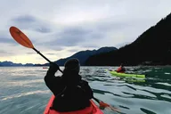 Seward Kayak Tour to Bridal Veil Falls 5 hr thumbnail 1