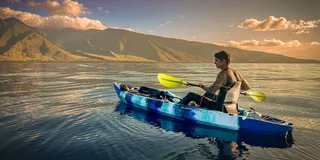 Maui Kayak Tour at Sunset