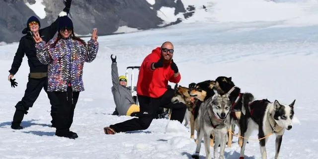 Seward Helicopter Glacier Dog Sledding Adventure 1.5 hr - Image 2