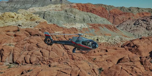 Las Vegas Red Rock Canyon Helicopter Tour with Champagne - Image 6