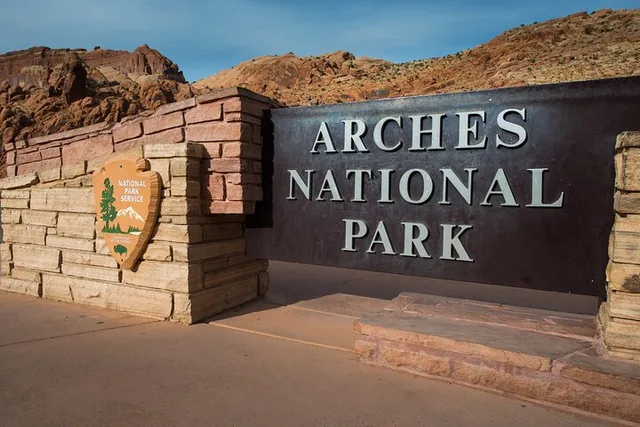Moab Scenic Drive in Arches National Park at Sunset - Image 3