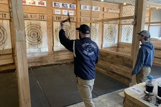 Portland Axe Throwing and Brewery Tour