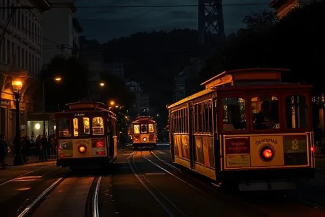 San Francisco Cable Car Night Rides with Audio Tour - Image 1