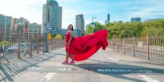 New York City Flying Dress Photo Shoot 1 hr