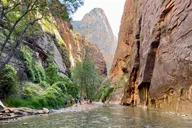 Zion National Park Guided Hike in The Narrows thumbnail 3