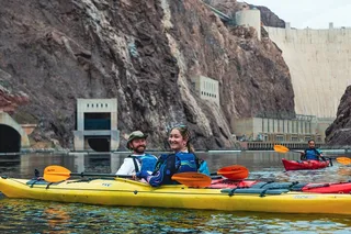 Hoover Dam Kayak Tour with Hot Springs and Lunch