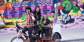 Austin Mural Selfie Pedicab Tour 1.5 hr