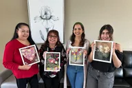 San Jose Pressed Flower Art Workshop 100 min thumbnail 3